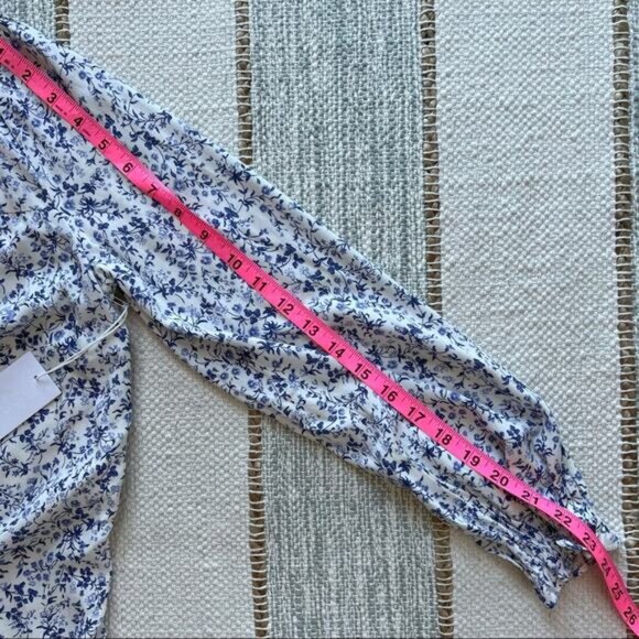 Reformation Amira Johanna Floral Print Pullover Blouse Women’s Small - Picture 7 of 13